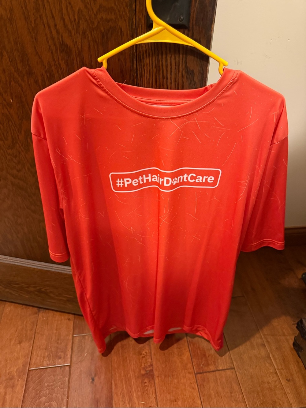 #PetHairDontCare orange speed queen Tee